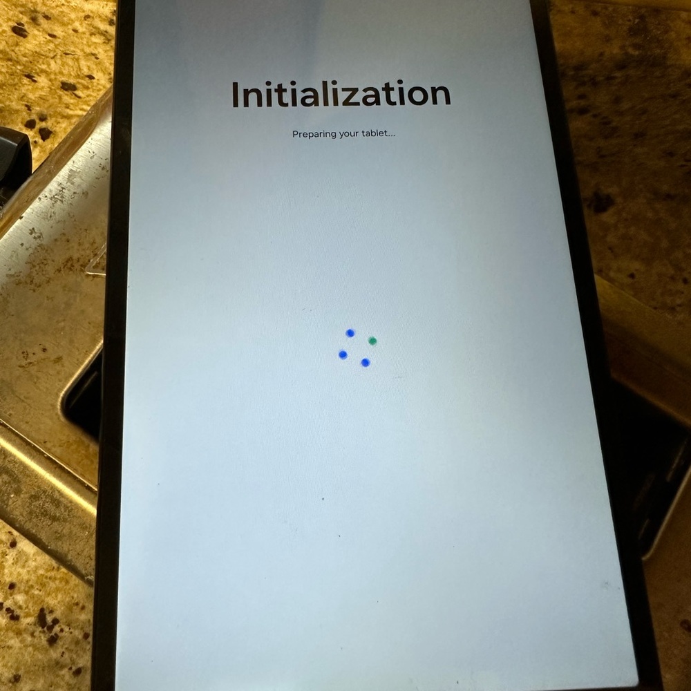 Black Tablet Device